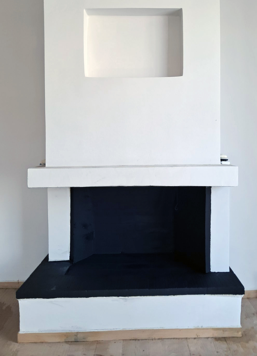 Καθαρισμός και βάψιμο τζακιού #4