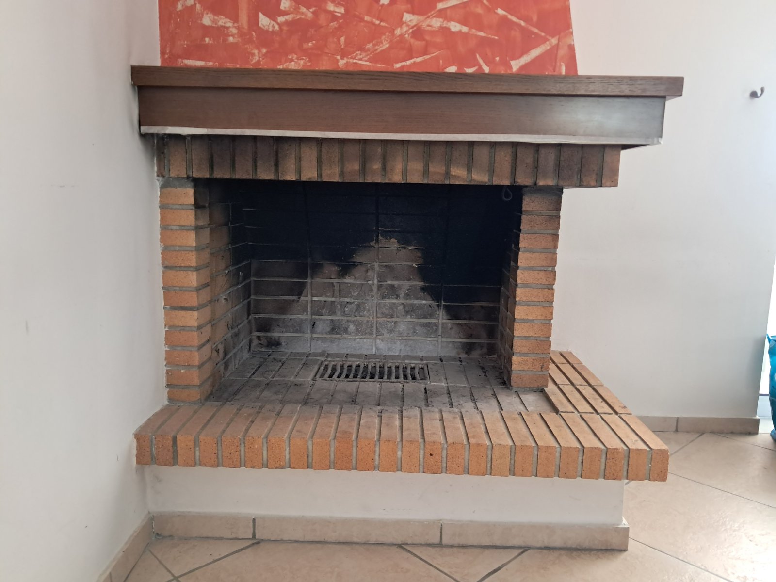 Καθαρισμός και βάψιμο τζακιού #2