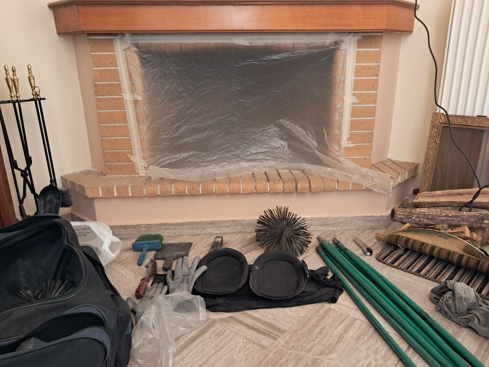 Καθαρισμός τζακιών - Φωτογραφίες πριν-μετά #1