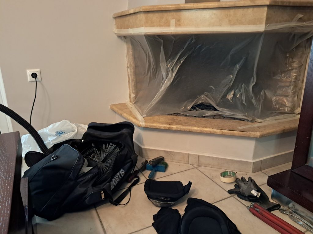 Καθαρισμός τζακιών - Φωτογραφίες πριν-μετά #6