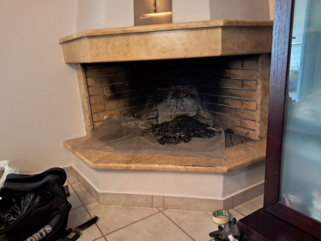 Καθαρισμός τζακιών - Φωτογραφίες πριν-μετά #7