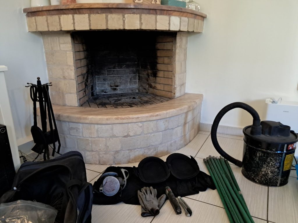 Καθαρισμός τζακιών - Φωτογραφίες πριν-μετά #13